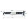 Astral 70662 Double Aisi316 Sikkerhetstrinn unisex, Silver, One Size