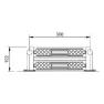 Astral 70662 Double Aisi316 Sikkerhetstrinn unisex, Silver, One Size