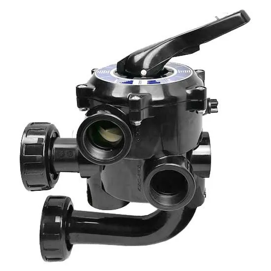 Astral 75285 Classic Plus 1 1/2´´ Konfigurasjon 3 Ø Flerveisventil Med Filtertilkobling 50mm unisex, Black, One Size