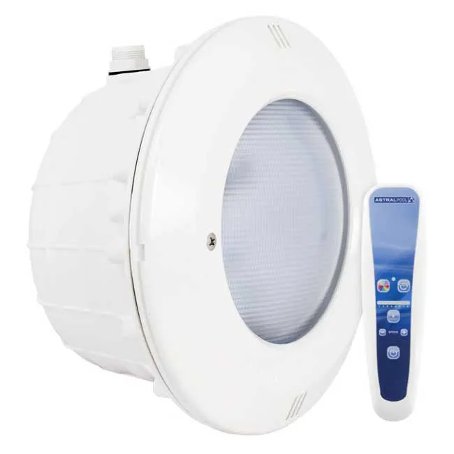 Astral 75784 Par56 Rgb Rc1100 Projector + Remote Controller For Fibreglass Pool Projektorsett unisex, White, One Size