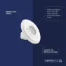 Astral 76680 Mini White Niche Mounted Projektor unisex, White, One Size