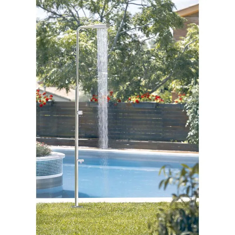 Astral Dusjhode Med Fotbadkran unisex, Inox, One Size