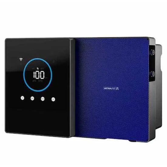 Astral Gjennomsiktig Tilkoblingsbart Skalerbart 21 G/t Saltvannskloreringssystem For Opptil 90 M³ unisex, Black / blue, One Size Astral Gjennomsiktig Tilkoblingsbart Skalerbart 21 G/t Saltvannskloreringssystem For Opptil 90 M³ unisex, Black / blue, One Size