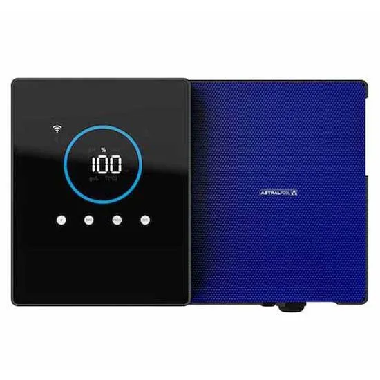 Astral Gjennomsiktig Tilkoblingsbart Skalerbart 21 G/t Saltvannskloreringssystem For Opptil 90 M³ unisex, Black / blue, One Size Astral Gjennomsiktig Tilkoblingsbart Skalerbart 21 G/t Saltvannskloreringssystem For Opptil 90 M³ unisex, Black / blue, One Size