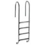 Astral Muro Aisi316 Bassengstige 4 Luksustrinn unisex, Inox / black, One Size