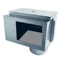 Astral Rustfritt Stål 00254 A-100 Skimmer I Sugekobling 2´´ Gjenger unisex