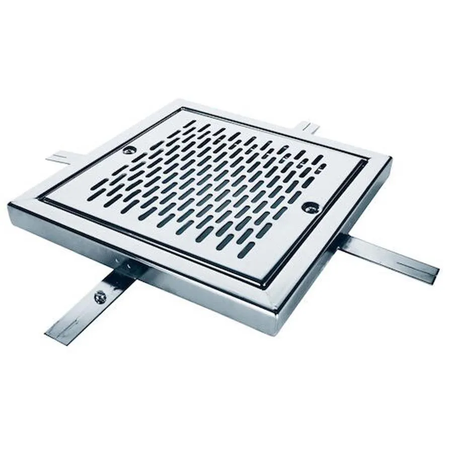 Astral Rustfritt Stål 00286 Aisi304 Slukrist I 400x400mm unisex, Chromed, One Size