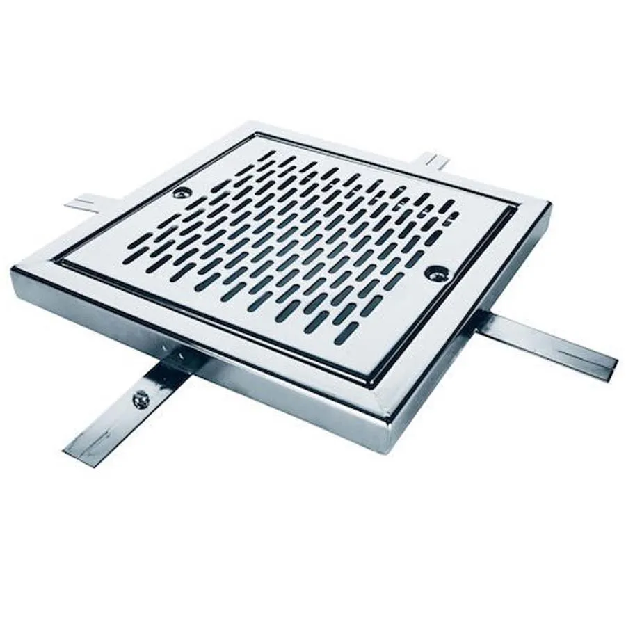Astral Rustfritt Stål 00287 Aisi304 Slukrist I 500x500mm unisex, Chromed, One Size