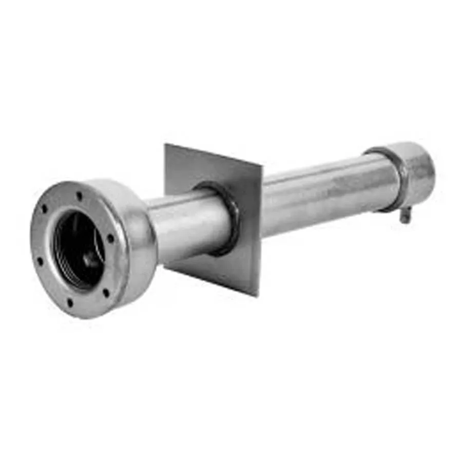 Astral Rustfritt Stål 00345 Veggrør Med 1 1/2´´ Innvendig Gjenger I Begge Ender For Innløp 16331 Potensialutjevningsuttak 340mm unisex, Grey, 340mm