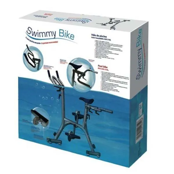 Astral Swimmy Bike 2.0 Sykkel For Basseng unisex, Inox / blue, One Size