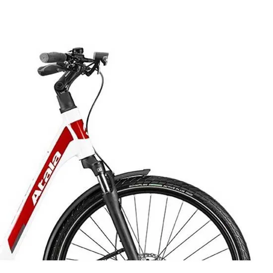 Atala B-easy A6.4 Lt9 Elektrisk Sykkel, White / red, 47, 250Wh, Elsykkel