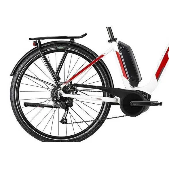 Atala B-easy A6.4 Lt9 Elektrisk Sykkel, White / red, 47, 250Wh, Elsykkel