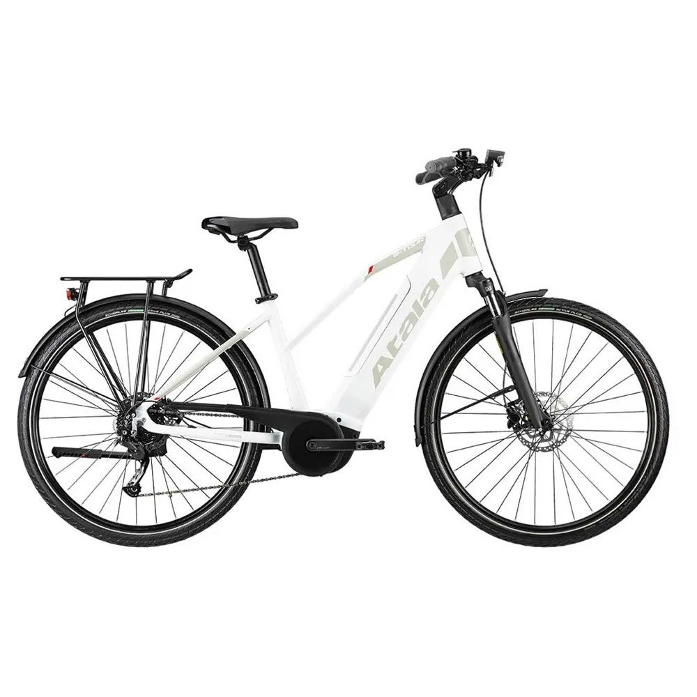 Atala B-tour A5.1 Elektrisk Sykkel, White / gris, 50, 400Wh, Elsykkel