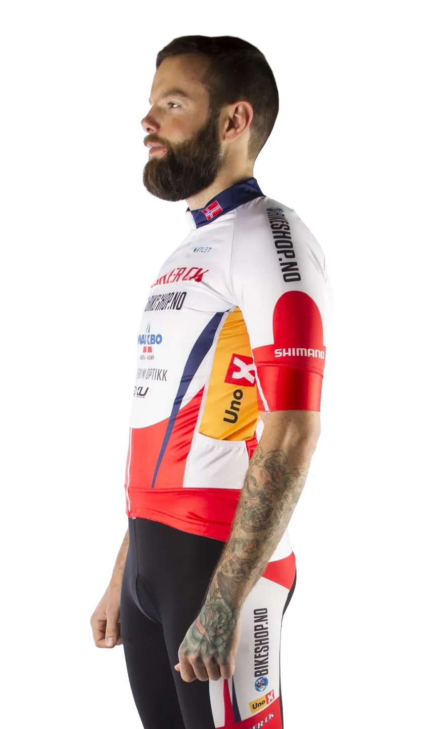 Atlet Asker CK Aero Windstop Kort Trøye, Rød