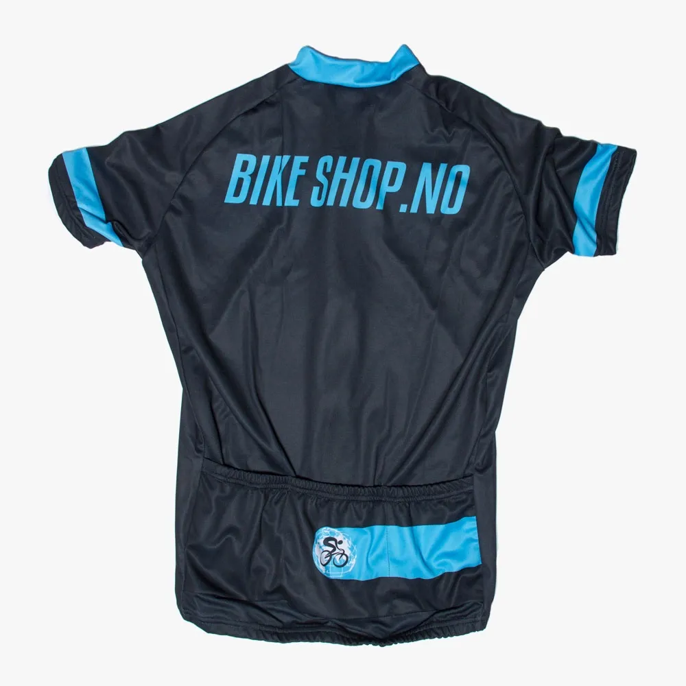 Atlet Bikeshop Classic Kort Sykkeltrøye, Blå