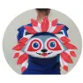 Atlet Indi Plush Ryggsekk, Red / white