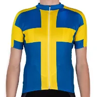 Atlet Sverige Sykkeltrøye