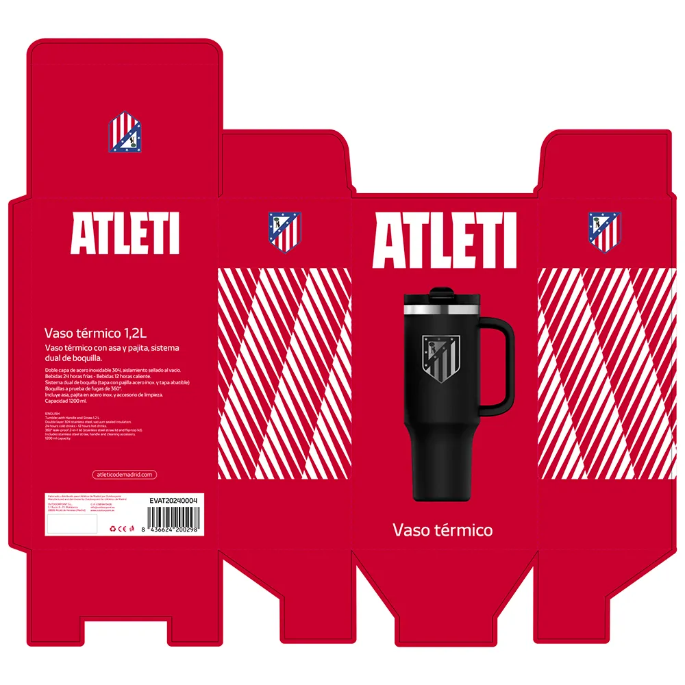 Atlet Termoskopp 1.2l, Black, One Size Atlet Termoskopp 1.2l, Black, One Size