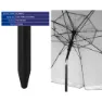 Atosa 22/25 Mm Orientable Oxford Aluminium Parasoll 180 Cm unisex