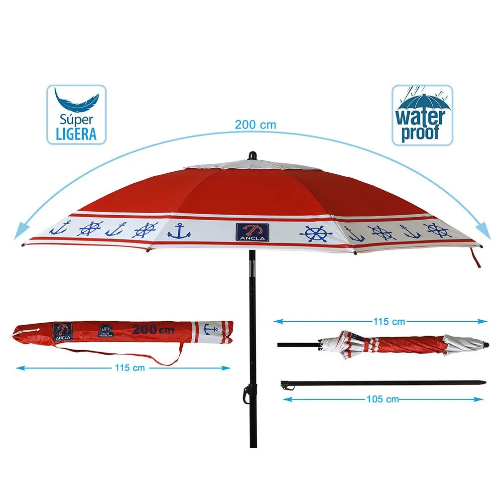 Atosa Strandparasol 200 Cm unisex Atosa Strandparasol 200 Cm unisex