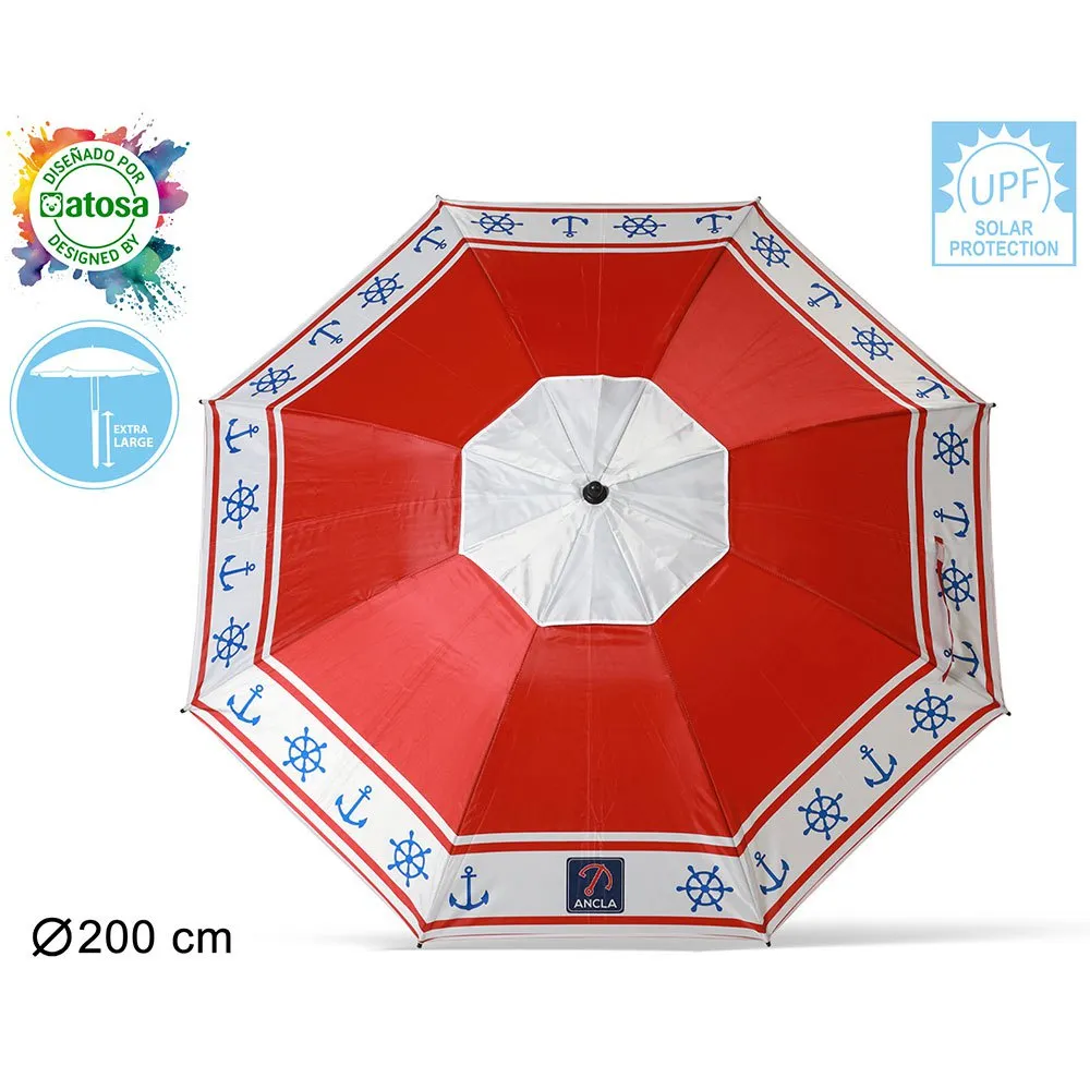 Atosa Strandparasol 200 Cm unisex Atosa Strandparasol 200 Cm unisex