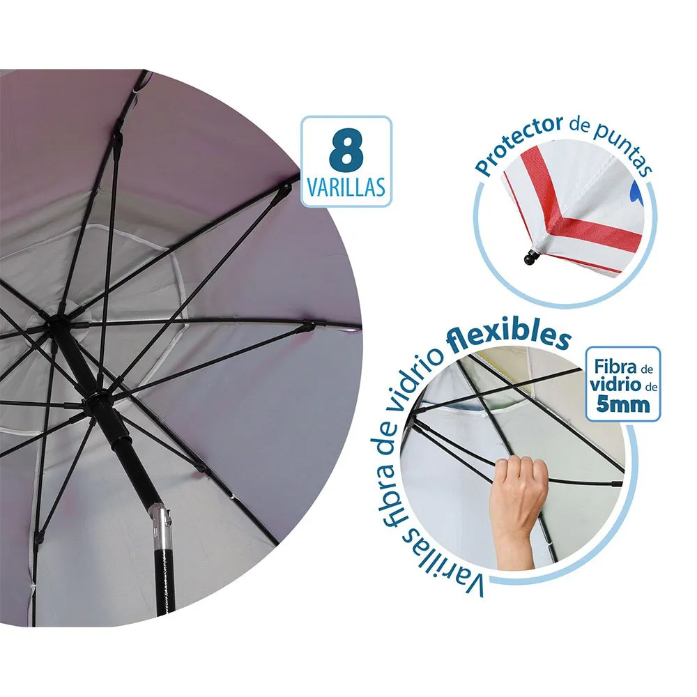 Atosa Strandparasol 200 Cm unisex Atosa Strandparasol 200 Cm unisex