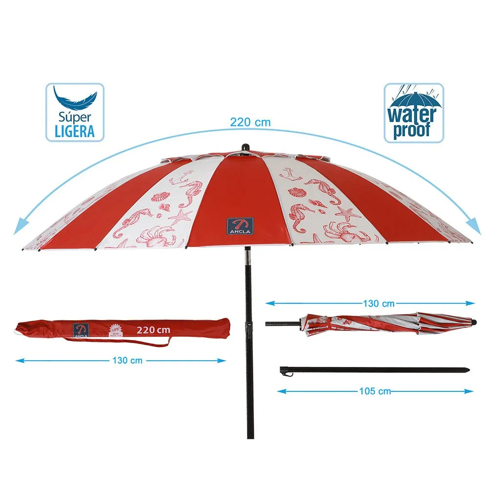 Atosa Strandparasol 220 Cm unisex