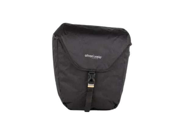Atranvelo Zap Sykkelveske AVS, 25 Liter, Sort