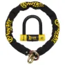 AUVRAY Disc Medium Loop D.13.5 100 Sra Kjedelås, Black / yellow, One Size