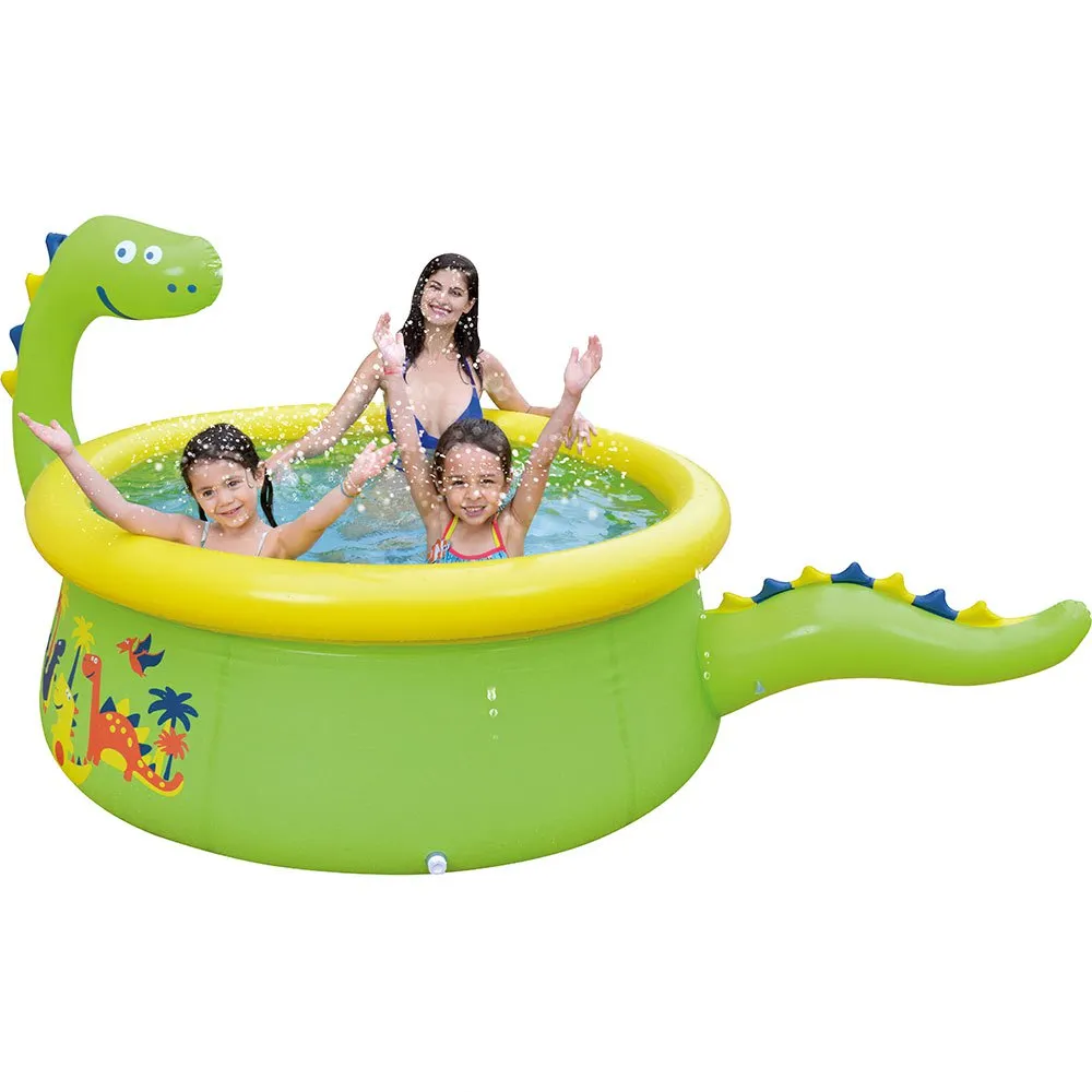 Avenli Dinosaur Prompt Set Pool With Spray Basseng unisex, Green, 175 x 62cm Avenli Dinosaur Prompt Set Pool With Spray Basseng unisex, Green, 175 x 62cm