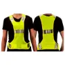 Avento Led Reflekterende Løpevest unisex, Fluorescent yellow, One Size