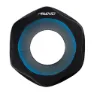 Avento Message Foam Wave Massasjerulle, Black / blue, 33cm