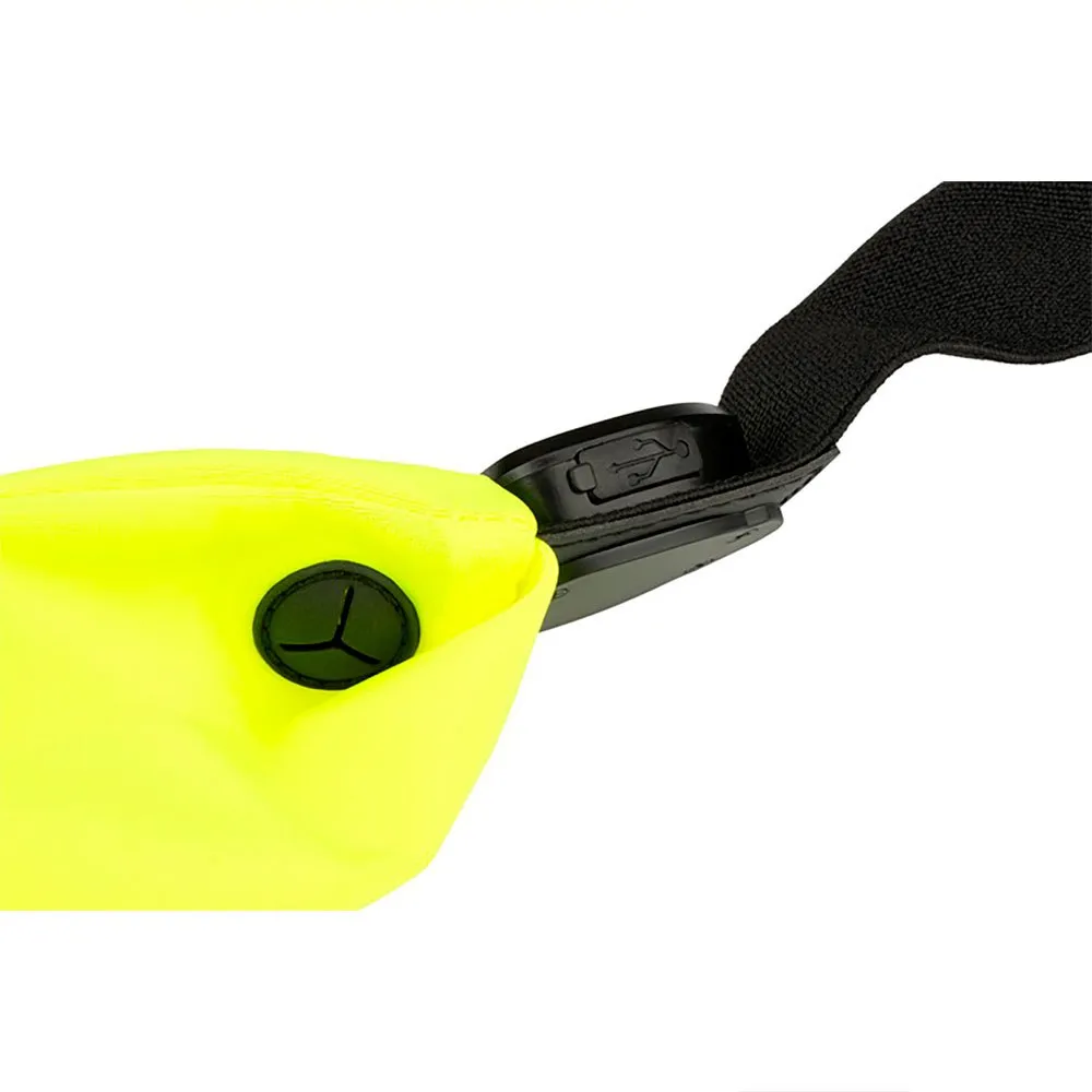 Avento Pocket + Rechargeable Led Løpebelte, Fluorescent yellow / black Avento Pocket + Rechargeable Led Løpebelte, Fluorescent yellow / black