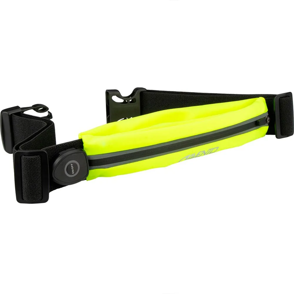 Avento Pocket + Rechargeable Led Løpebelte, Fluorescent yellow / black Avento Pocket + Rechargeable Led Løpebelte, Fluorescent yellow / black