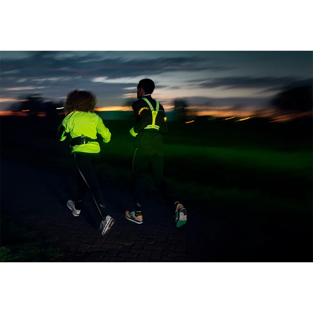 Avento Rechargeable Led Reflekterende Løpevest unisex, Fluorescent yellow, One Size Avento Rechargeable Led Reflekterende Løpevest unisex, Fluorescent yellow, One Size