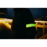 Avento Slap-on Rechargeable Led Armbånd 2 Enheter unisex, Fluorescent yellow / silver grey, One Size