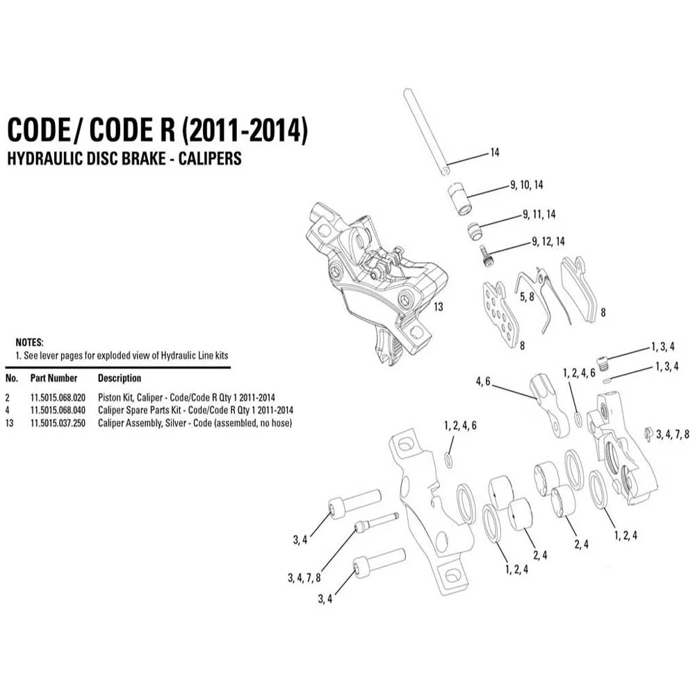 Avid Code/guide Re Reservedelsett, Black, One Size Avid Code/guide Re Reservedelsett, Black, One Size