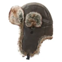 Avignon Unisex Flaps Hat Synthetic Leather