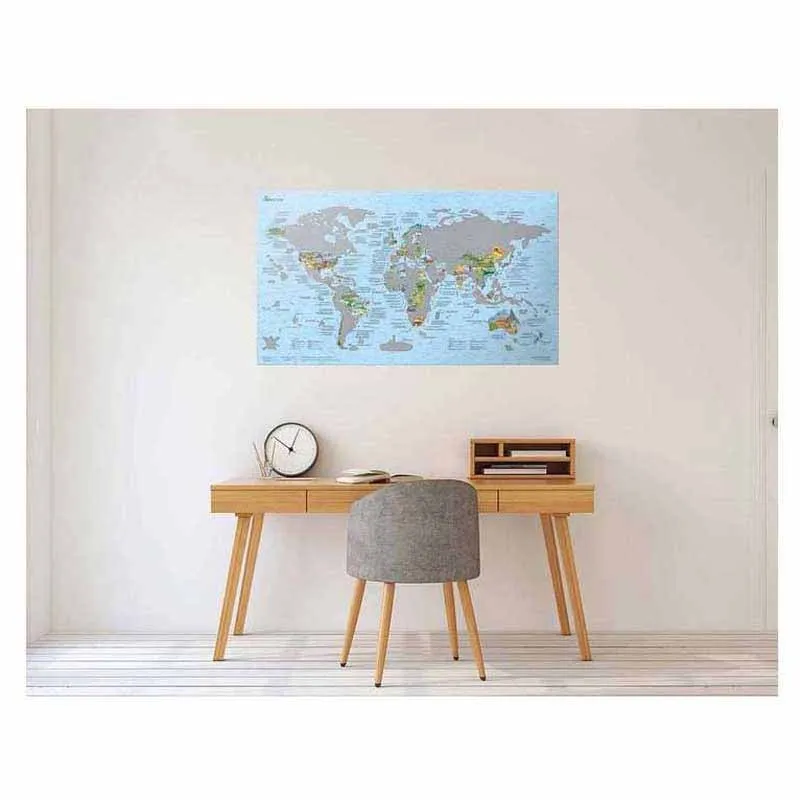Awesome Maps Scratch And Discover Kart, Multicolour, One Size