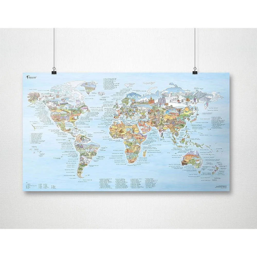 Awesome Maps Turkart Verdens Beste Turstier, One size