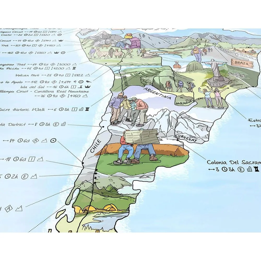 Awesome Maps Turkart Verdens Beste Turstier, One size