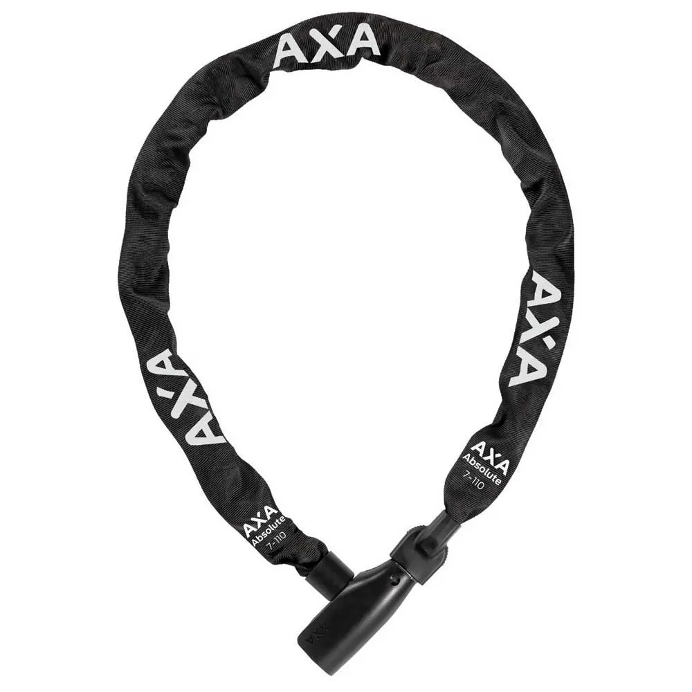 Axa Absolute 7/110 Kjedelås, Black / white, One Size Axa Absolute 7/110 Kjedelås, Black / white, One Size