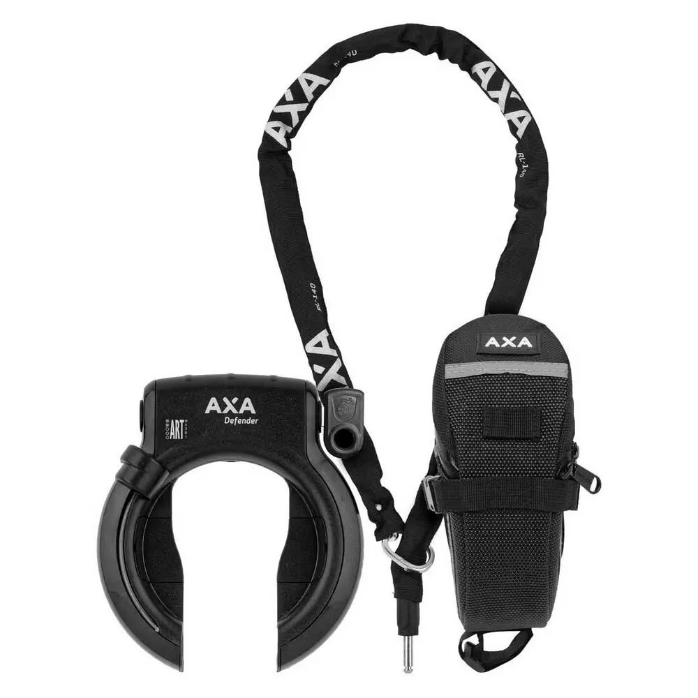 Axa Defender 59514595sc Sykkelrammelås, Black, One Size Axa Defender 59514595sc Sykkelrammelås, Black, One Size
