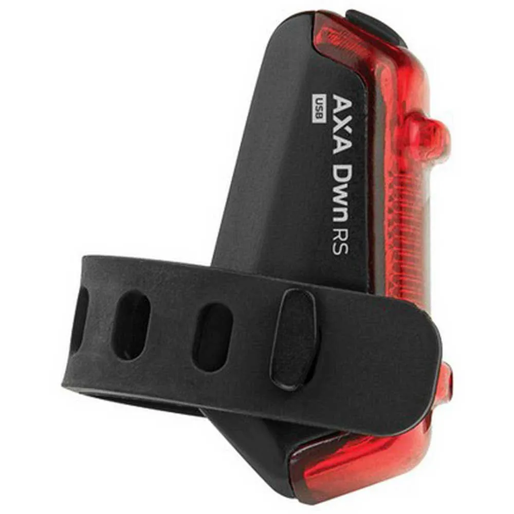 Axa Dwn 100 Sykkellyktesett, Black / red, One Size Axa Dwn 100 Sykkellyktesett, Black / red, One Size