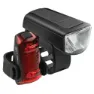 Axa Dwn 50 Sykkellyktesett, Black / red, One Size