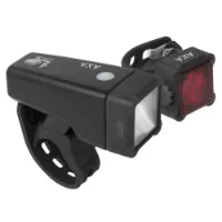Axa Niteline T4-r Led Usb Sykkellyktesett