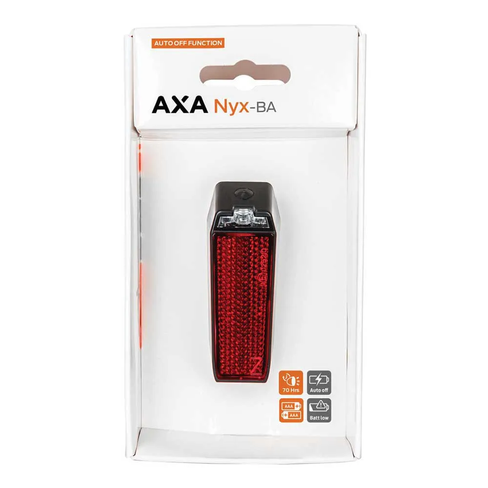 Axa Nyx Led Baklys, Black / red, One Size Axa Nyx Led Baklys, Black / red, One Size