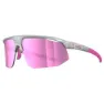 AZR Arrow Rx Solbriller, Crystal grey, Hydrophobic Red/CAT3