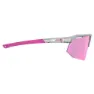 AZR Arrow Rx Solbriller, Crystal grey, Hydrophobic Red/CAT3