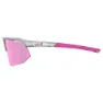 AZR Arrow Rx Solbriller, Crystal grey, Hydrophobic Red/CAT3